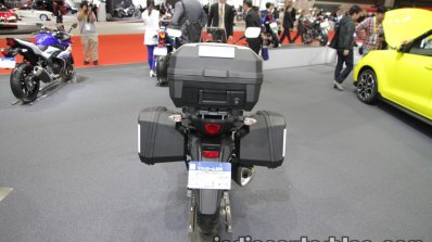 Suzuki V-Strom 250 rear luggage box at 2017 Tokyo Motor Show