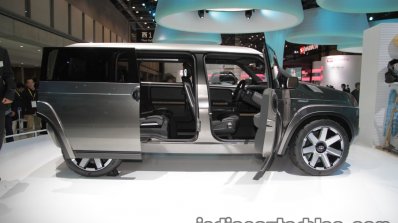 Toyota Tj Cruiser concept at the 2017 Tokyo Motor Show side view with open doors