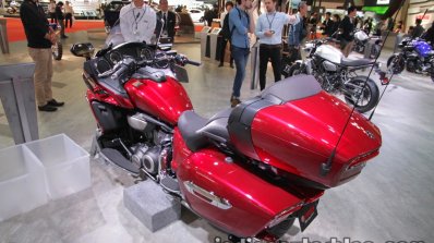 Yamaha Star Venture rear three quarters left at the Tokyo Motor Show
