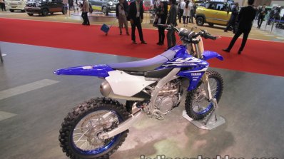 Yamaha YZ450F rear three quarters right sideat 2017 Tokyo Motor Show