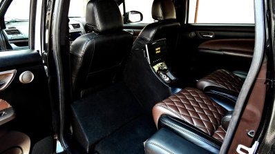 custom Maruti Ertiga rear cabin rose gold image