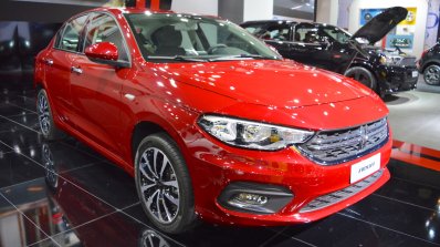 2017 Dodge Neon front three quarters at 2017 Dubai Motor Show