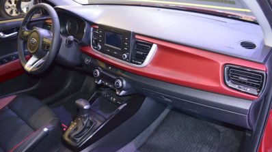 2017 Kia Rio Sedan dashboard passenger side view at 2017 Dubai Motor Show
