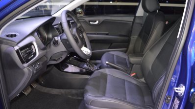 2017 Kia Rio front seats at 2017 Dubai Motor Show