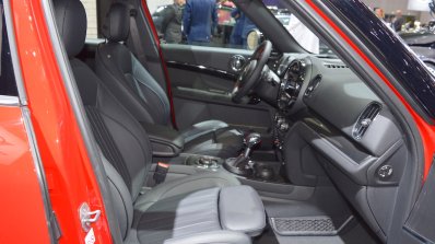 2017 MINI John Cooper Works Countryman front seats passenger side view at 2017 Dubai Motor Show