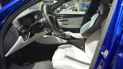 2018 BMW M5 front seats at 2017 Dubai Motor Show
