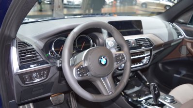 2018 BMW X3 dashboard at 2017 Dubai Motor Show