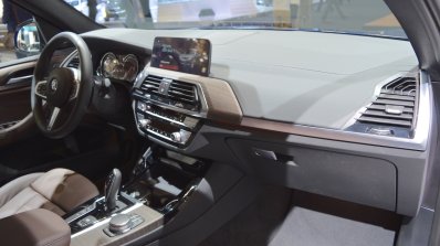 2018 BMW X3 dashboard passenger side view at 2017 Dubai Motor Show