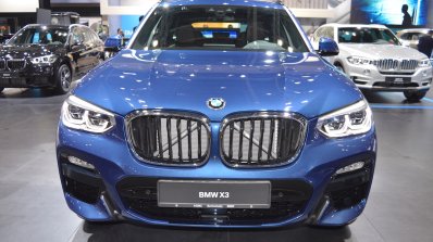 2018 BMW X3 front at 2017 Dubai Motor Show