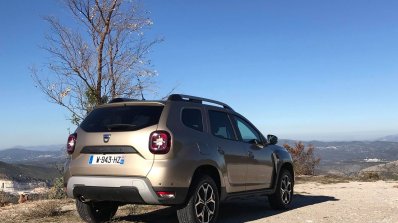 2018 Dacia Duster international media drive rear three quarters