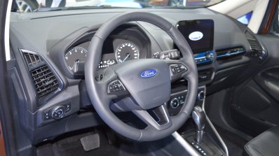 2018 Ford EcoSport dashboard at 2017 Dubai Motor Show