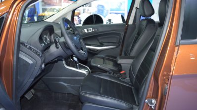 2018 Ford EcoSport front seats at 2017 Dubai Motor Show