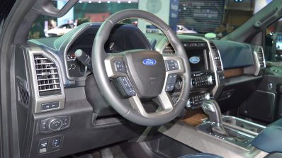 2018 Ford F-150 Limited dashboard at 2017 Dubai Motor Show