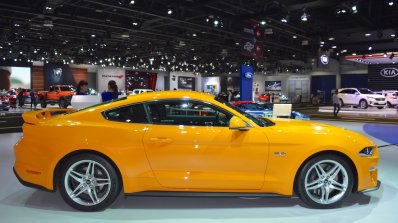2018 Ford Mustang profile at 2017 Dubai Motor Show
