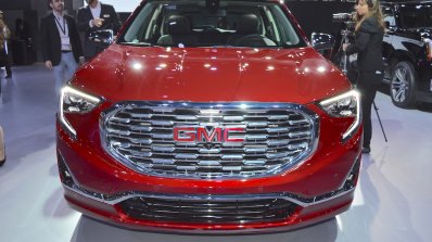 2018 GMC Terrain Denali front at 2017 Dubai Motor Show