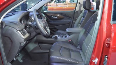 2018 GMC Terrain Denali front seats at 2017 Dubai Motor Show