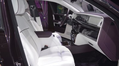2018 Rolls-Royce Phantom EWB front seats passenger side view at 2017 Dubai Motor Show
