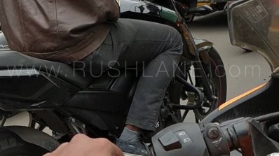 2018 TVS Apache RTR 160 Spied again rear right quarter
