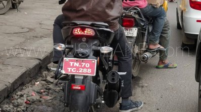 2018 TVS Apache RTR 160 Spied again rear