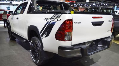 2018 Toyota Hilux Revo Rocco at Thai Motor Expo 2017 rear three quarters