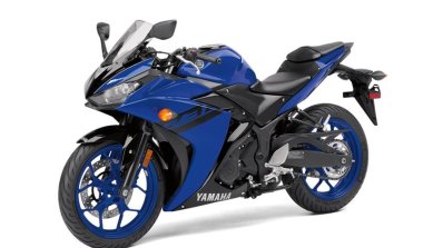 2018 Yamaha YZF-R3 press shot front left quarter