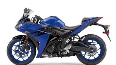 2018 Yamaha YZF-R3 press shot left side