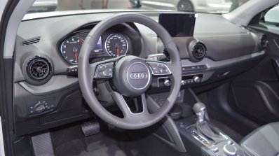 Audi Q2 dashboard at 2017 Dubai Motor Show