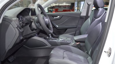 Audi Q2 front seats at 2017 Dubai Motor Show