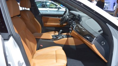 BMW 6 Series GT front seats passenger side view at 2017 Dubai Motor Show