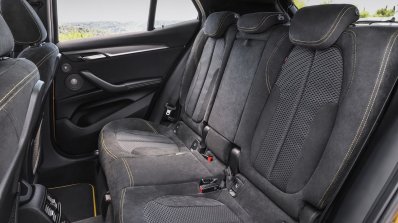 BMW X2 rear seats