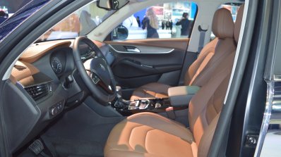 Borgward BX5 chrome front seats at 2017 Dubai Motor Show