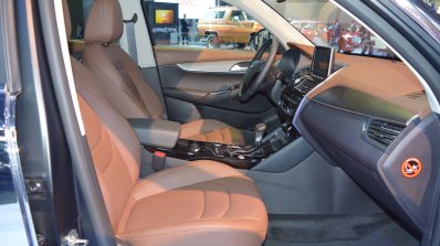 Borgward BX5 chrome front seats passenger side view at 2017 Dubai Motor Show