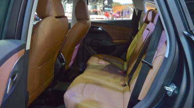 Borgward BX7 matte-black rear seats at 2017 Dubai Motor Show