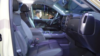 GMC Desert Fox Middle East concept front seats passenger side view at 2017 Dubai Motor Show
