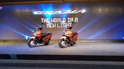 Honda Grazia launch front far shot