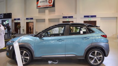 Hyundai Kona left side at 2017 Dubai Motor Show