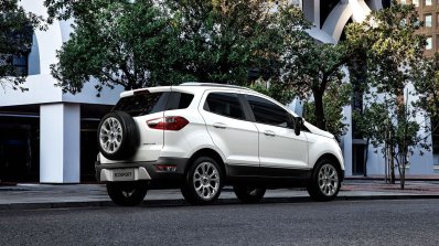 Indian-spec 2018 Ford EcoSport rear three quarters