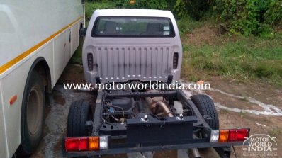 Isuzu D-Max Spark spied rear view