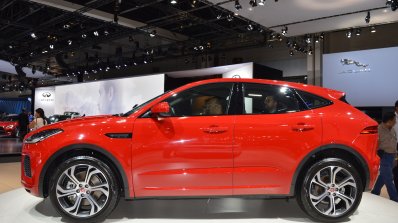 Jaguar E-Pace First Edition profile at 2017 Dubai Motor Show