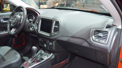 Jeep Compass Trailhawk dashboard side view at 2017 Dubai Motor Show