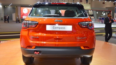 Jeep Compass Trailhawk rear at 2017 Dubai Motor Show