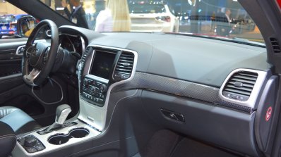 Jeep Grand Cherokee Trackhawk dashboard side view at 2017 Dubai Motor Show