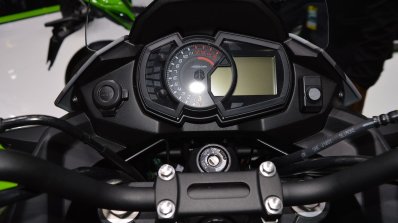 Kawasaki Versys-X 300 Camo Edition instrument cluster at 2017 Thai Motor Expo