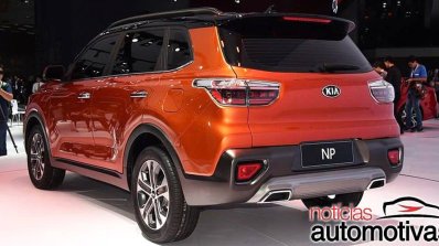 Kia NP rear three quarters