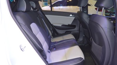 Kia Sportage rear seats right side view at 2017 Dubai Motor Show