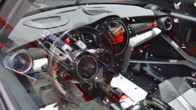 MINI John Cooper Works GP Concept dashboard at 2017 Dubai Motor Show