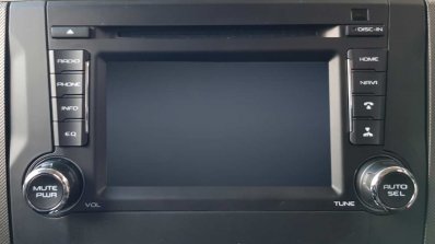 Mahindra Scorpio 2017 facelift audio unit
