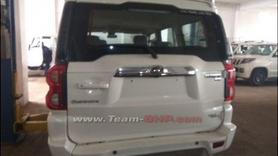 Mahindra Scorpio facelift tailgate