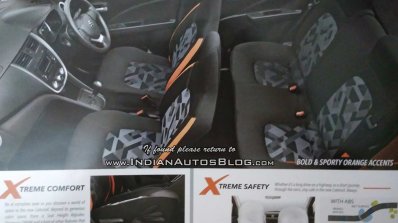 Maruti Celerio X interior cabin leaked brochure