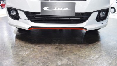 Suzuki Ciaz Sporty bodykit at Thai Motor Expo 2017 front bumper